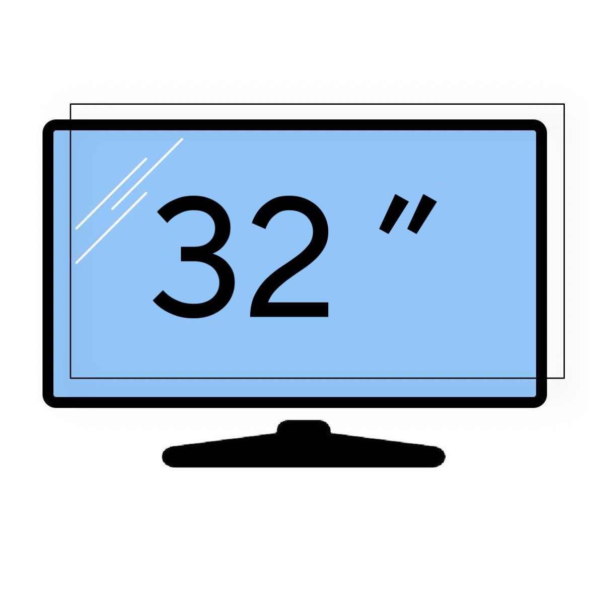 محافظ صفحه تلویزیون 32 اینچ (ابعاد 43.5*73) 2 میل تایوانی