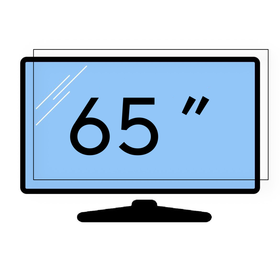 محافظ صفحه تلویزیون 65 ابعاد(145 * 84) تایوانی
