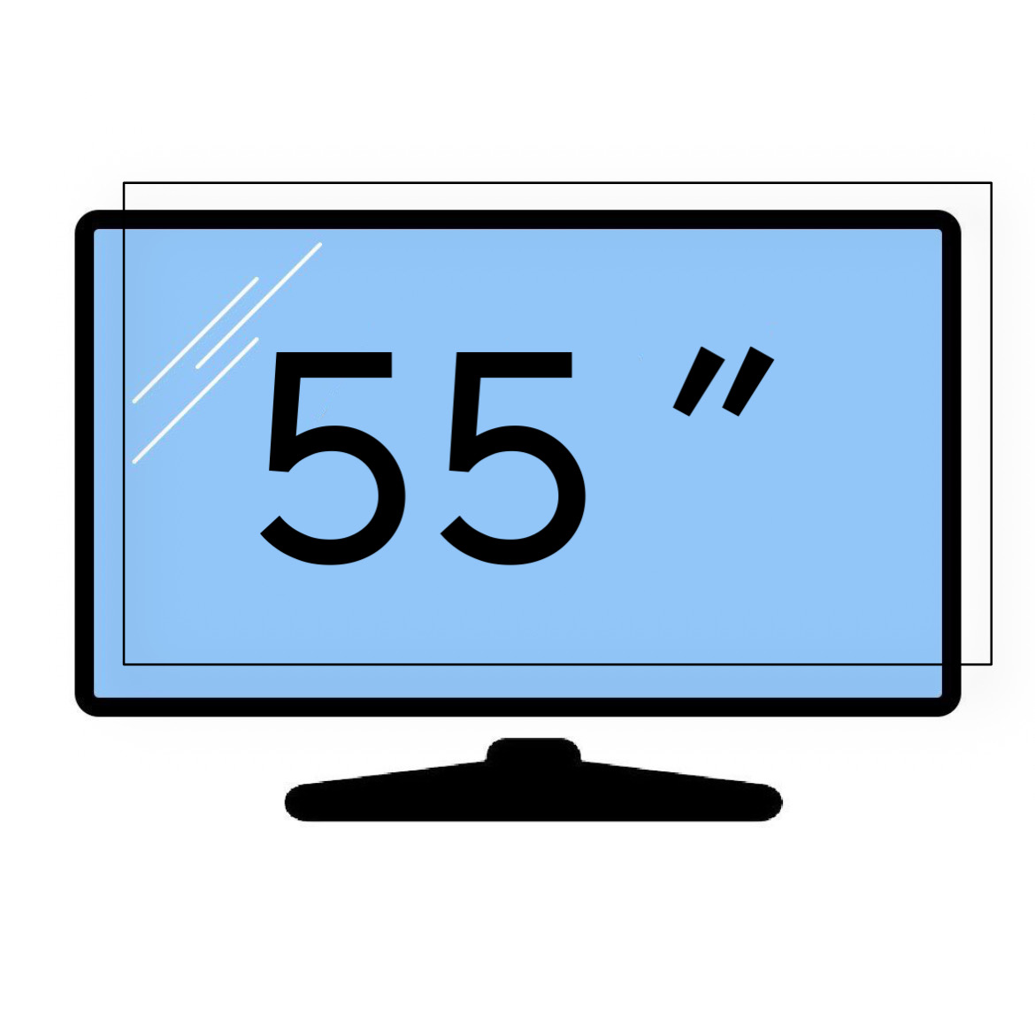 محافظ صفحه تلویزیون 55 اینچ  تایوانی مارک چوچن ۲ میل