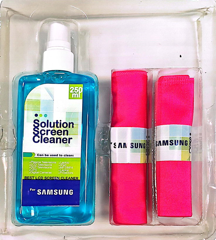 اسپری و دستمال صفحه نمایش تلویزیون